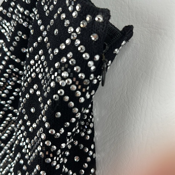 Beautiful St John Studded Sequin Spaghetti Strap Evening Top - Picture 4 of 8